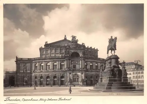 Dresden Opernhaus König Johann Denkmal gl1939 189.570