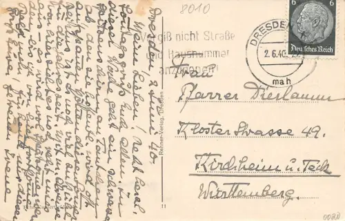 Dresden Postplatz gl1940 189.610