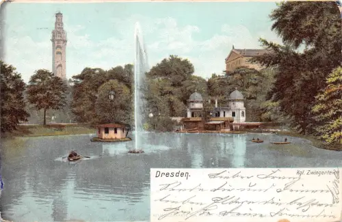 Dresden Königlicher Zwingerteich gl 189.655