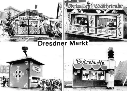 Dresden Dresdner Markt Mehrbildkarte ngl 189.621