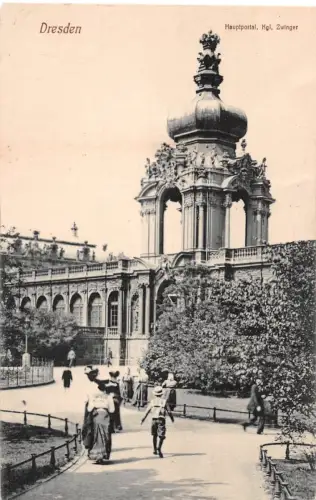 Dresden Kgl. Zwinger Hauptportal ngl 189.668