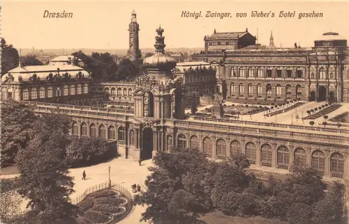Dresden Königl. Zwinger von Weber´s Hotel ngl 189.686