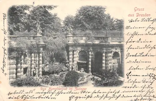 Dresden Das Nymphenbad im Zwinger gl1901 189.685