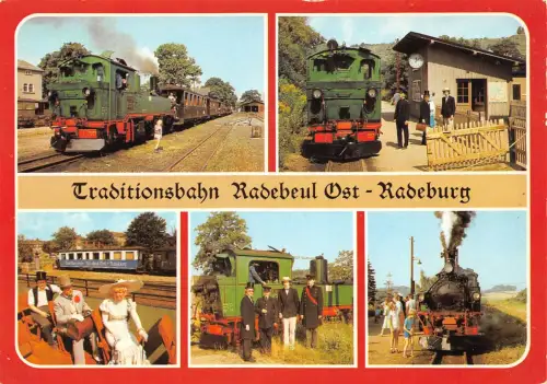 Radebeul Traditionsbahn Mehrbildkarte ngl 189.750
