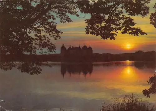 Moritzburg Barockschloß Abendstimmung gl1986 189.777