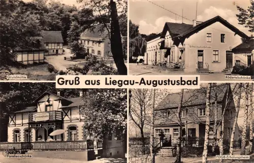 Liegau-Augustusbad Mehrbildkarte gl 189.827