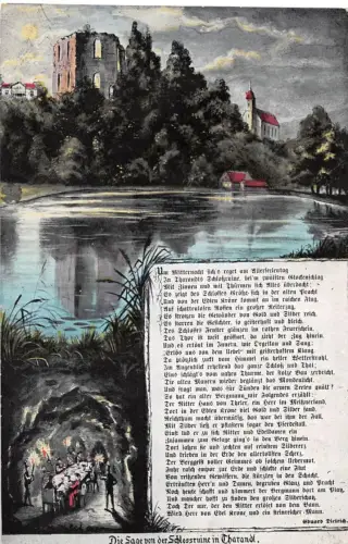 Tharandt Die Sage von der Schloßruine ngl 189.887