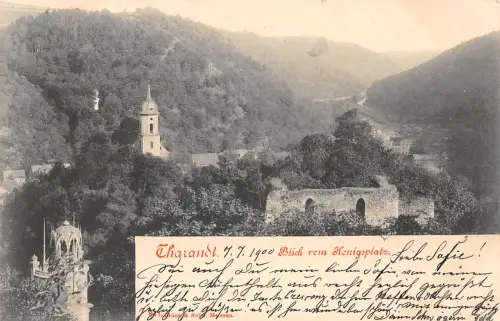 Tharandt Blick vom Königsplatz bahnpgl1900 189.886