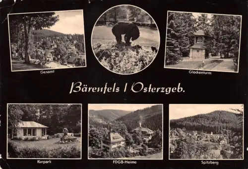 Bärenfels Erzgeb. Mehrbildkarte gl1960 189.968