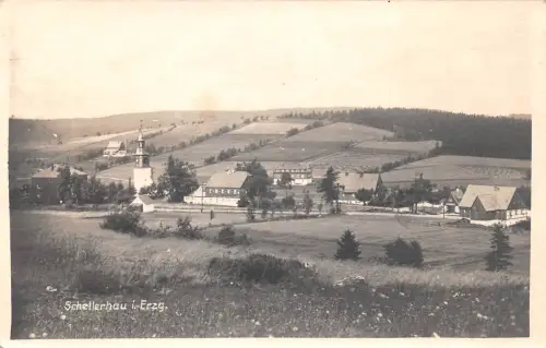 Schellerhau Panorama Fotokarte gl1947 190.008