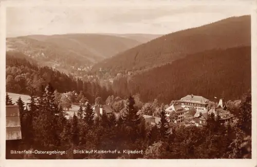 Bärenfels Blick auf Kaiserhof und Kipsdorf gl1932 190.011