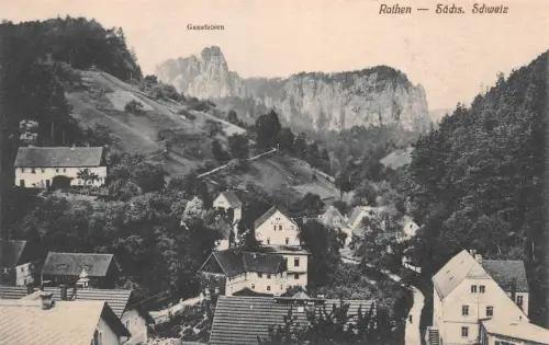 Rathen (Sächsische Schweiz) Panorama ngl 190.041