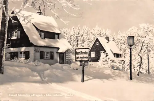 Bärenfels Schellerhauer Straße im Winter gl 190.046