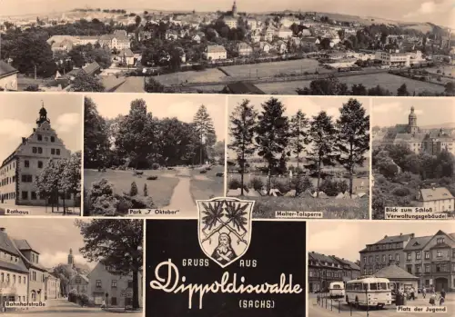 Dippoldiswalde Mehrbildkarte gl1962 190.059
