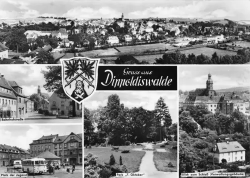 Dippoldiswalde Mehrbildkarte gl1965 190.066