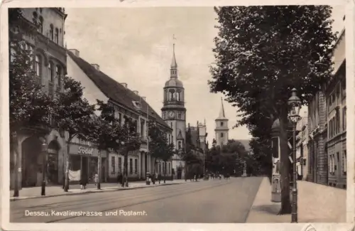 Dessau Kavalierstraße und Postamt gl 190.116