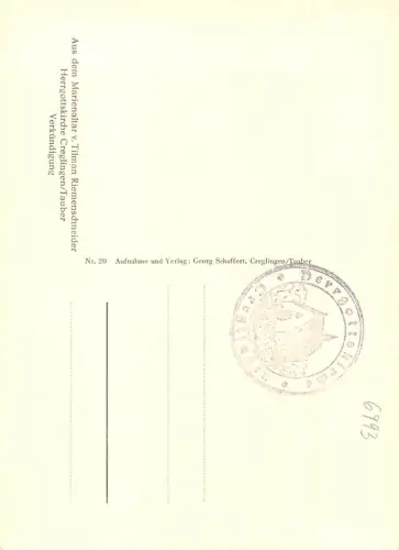 Creglingen - Herrgottskirche - Maria Verkündigung ngl 190138