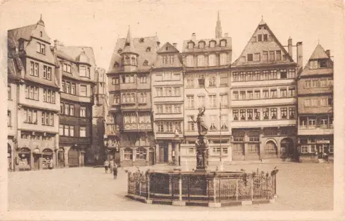 Frankfurt/Main Römerberg mit Gerechtigkeitsbrunnen ngl 190.164