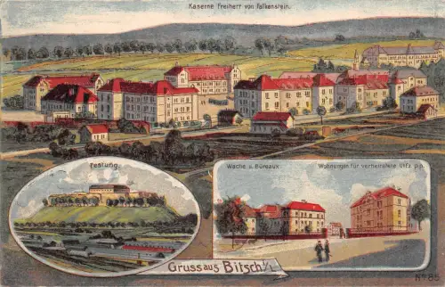 Bitsch Kaserne Feiherr von Falkenstein feldpgl1918 190.190