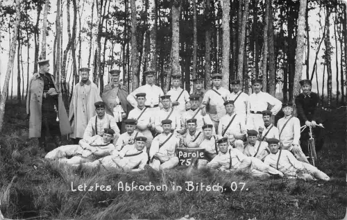 Bitsch Truppenübungsplatz Fotokarte ngl 190.201