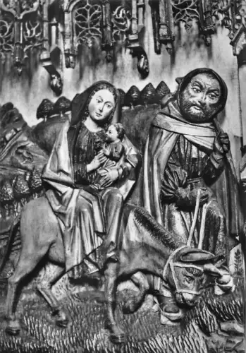 Stendal St. Marien Altar Flucht nach Ägypten ngl 190.239