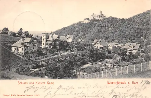 Wernigerode (Harz) Schloß und Küsters Kamp gl1903 190.240