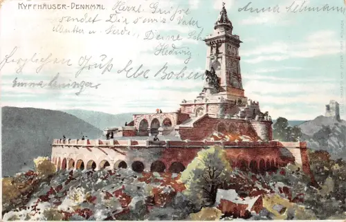 Kyffhäuser - Kyffhäuser-Denkmal gl1904 190.249