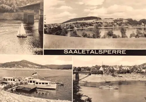 Bleiloch-Saaletalsperre Mehrbildkarte ngl 190.278