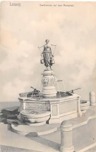 Leipzig Zierbrunnen auf dem Rossplatz ngl 190.294
