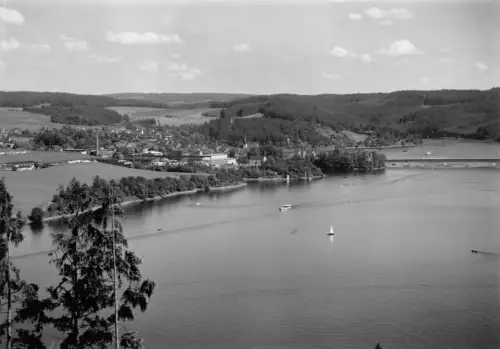 Saalburg a./S. Blick vom Sühnekreuz ngl 190.281