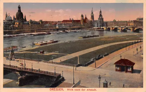 Dresden Blick nach der Altstadt gl1922 190.313