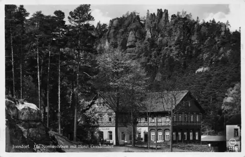 Jonsdorf Nonnenfelsen mit Hotel Gondelfahrt ngl 190.345