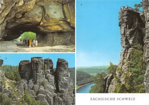 Sächsische Schweiz Mehrbildkarte ngl 190.337