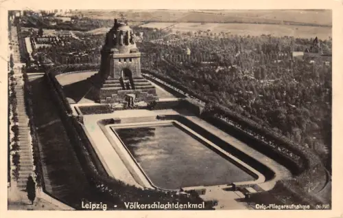 Leipzig Völkerschlachtdenkmal Fliegeraufnahme gl1944 190.299