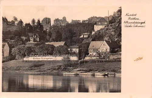 Rathen (Sächsische Schweiz) Teilansicht ngl 190.333