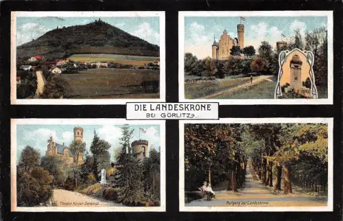 Görlitz Landeskrone Mehrbildkarte gl1911 190.347