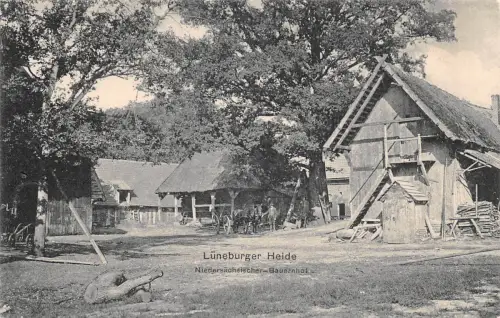 Lüneburger Heide Niedersächsischer Bauernhof ngl 190.382