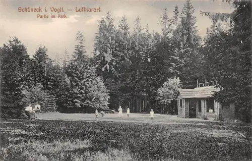Schöneck (Vogtland) Partie im Park ngl 190.372