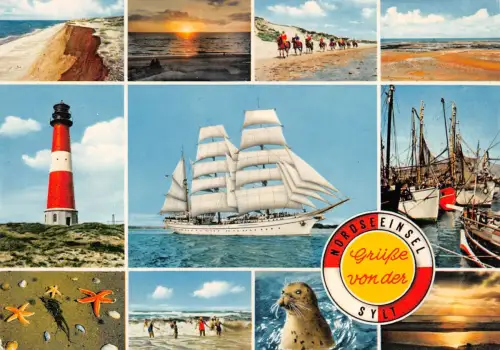 Sylt Mehrbildkarte ngl 190.389