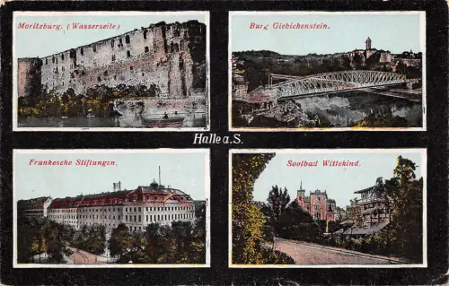 Halle (Saale) - Mehrbildkarte gl1915 190.419