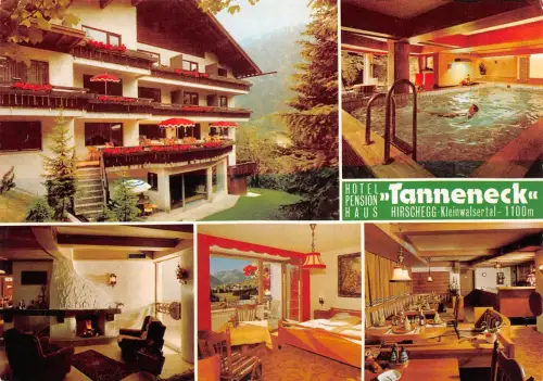 Hirschegg Hotel Tanneneck Mehrbildkarte ngl 190.472