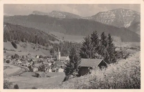 Oberstaufen im Allgäu mit Rindalphorn ngl 190.479