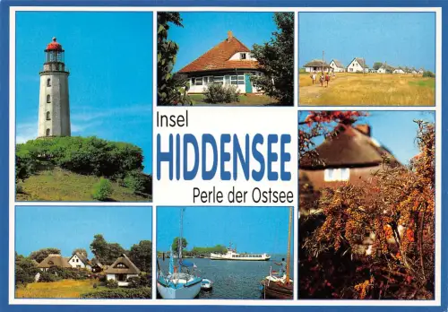 Insel Hiddensee Mehrbildkarte ngl 190.503