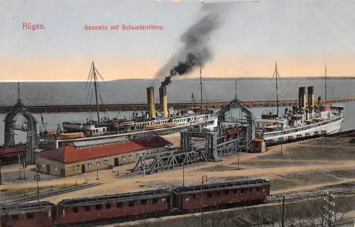 Sassnitz auf Rügen Schwedenfähre ngl 190.514