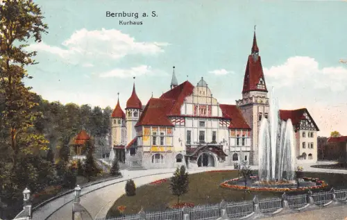 Bernburg (Saale) Kurhaus gl1928 190.529