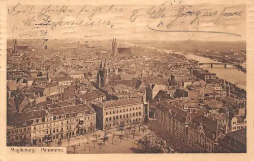 Magdeburg Panorama gl1911 190.523