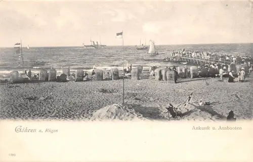 Göhren auf Rügen Ankunft und Ausbooten ngl 190.512