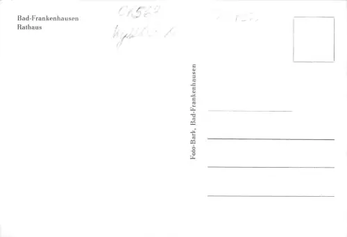 Bad Frankenhausen Rathaus ngl 190.534