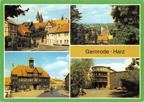 Gernrode (Harz) Mehrbildkarte gl1990 190.527