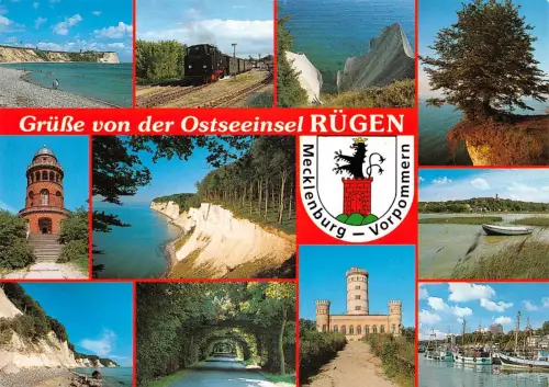 Insel Rügen Mehrbildkarte ngl 190.505